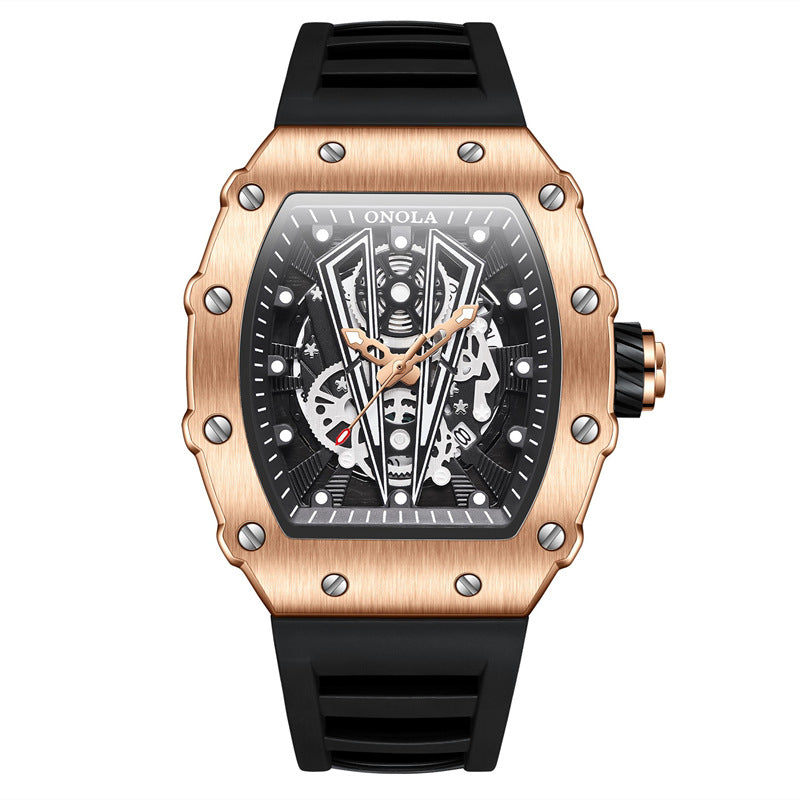 Men's Steampunk Skeleton Watch