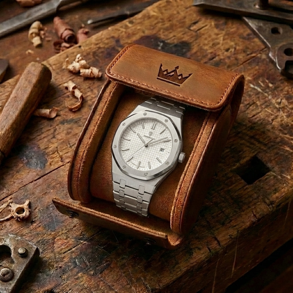 Men's Minimalist Steel Quartz Watch