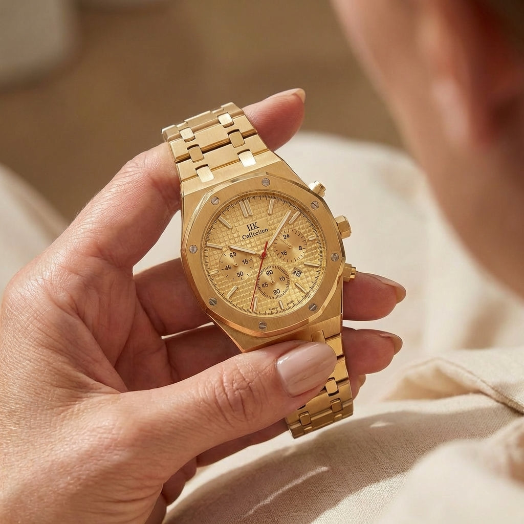 Women's Delicate Gold-Tone Quartz Watch