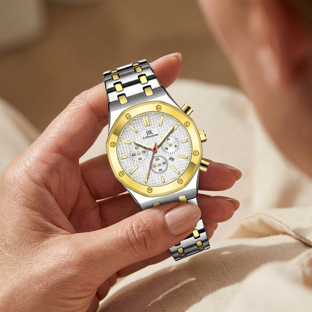 Women's Delicate Gold-Tone Quartz Watch