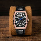 Men's Luminous Leather Strap Quartz Watch