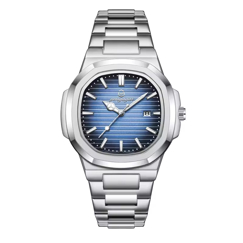 Men's Luxury Square-Round Watch